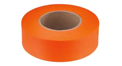 Front. General Store - Empire Level 77-002 1-Inch by 200-Feet Flagging Tape, Orange.