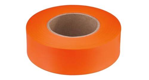 Front. General Store - Empire Level 77-002 1-Inch by 200-Feet Flagging Tape, Orange.