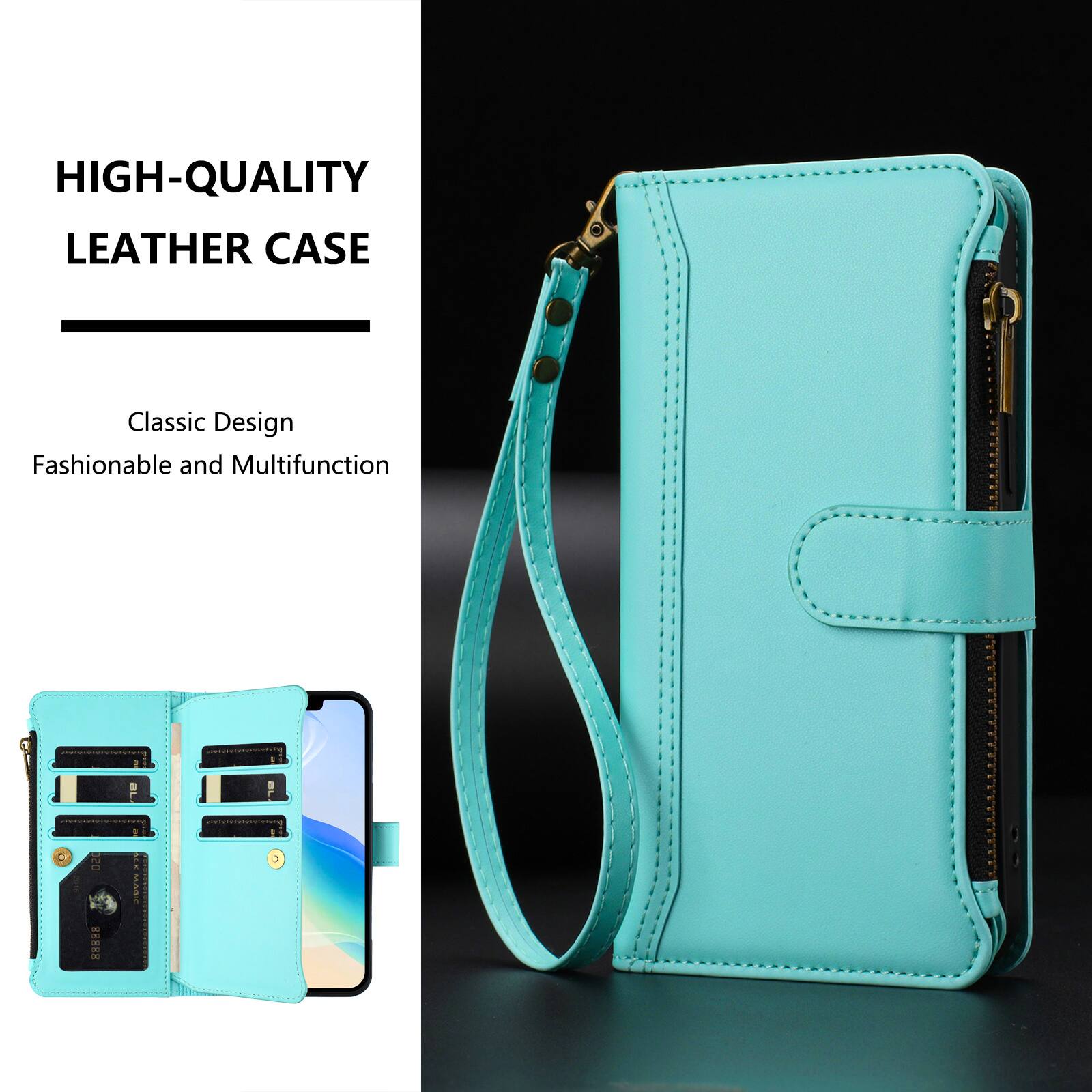 HIGH-QUALITY LEATHER CASE

Classic Design
Fashionable and Multifunction