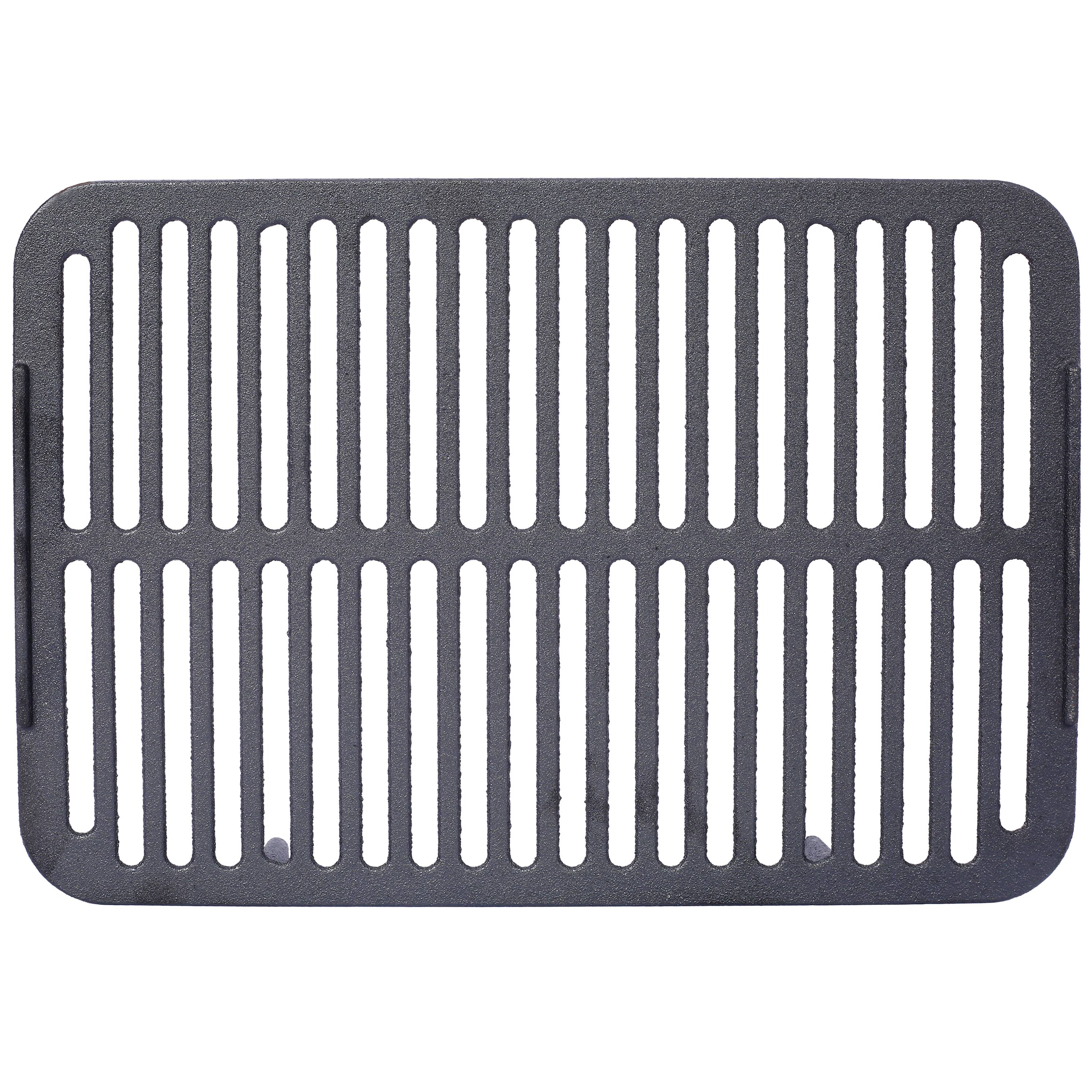 Alt View 2. COWLOWN - Oval Cast Iron Portable Charcoal Grill Tabletop Skillet Durable Small Camping Hibachi Black.