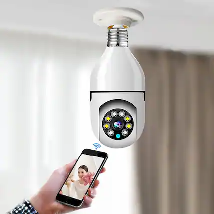 Front. VIVZONE - Smart 360° Bulb Camera.