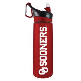 The Fanatic Group - Oklahoma Sooners 24oz. Tritan Plastic Sport Bottle - Crimson