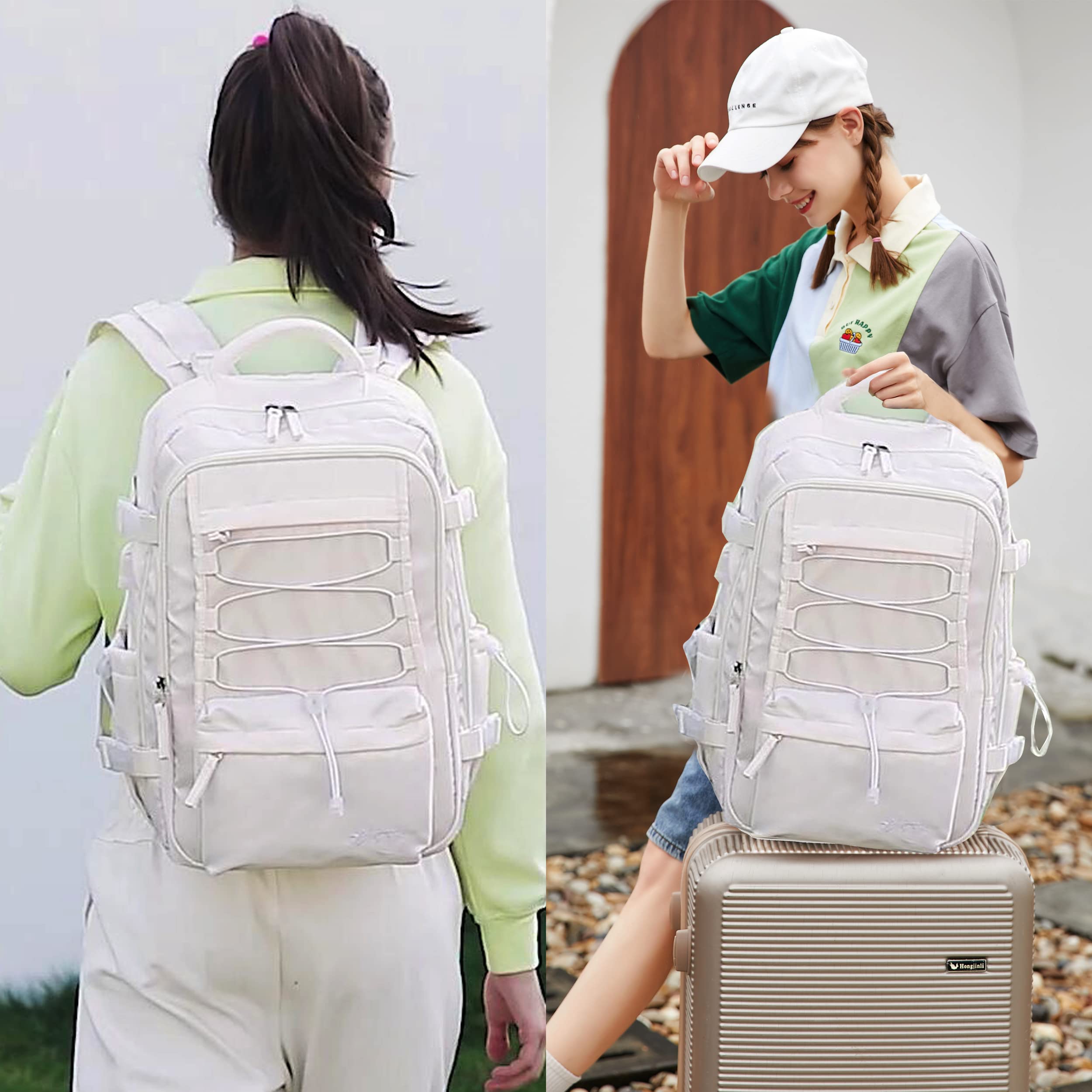 The text on the image is:

- "KAPHD" (on the backpack)
- "SUNRISE" (on the cap)