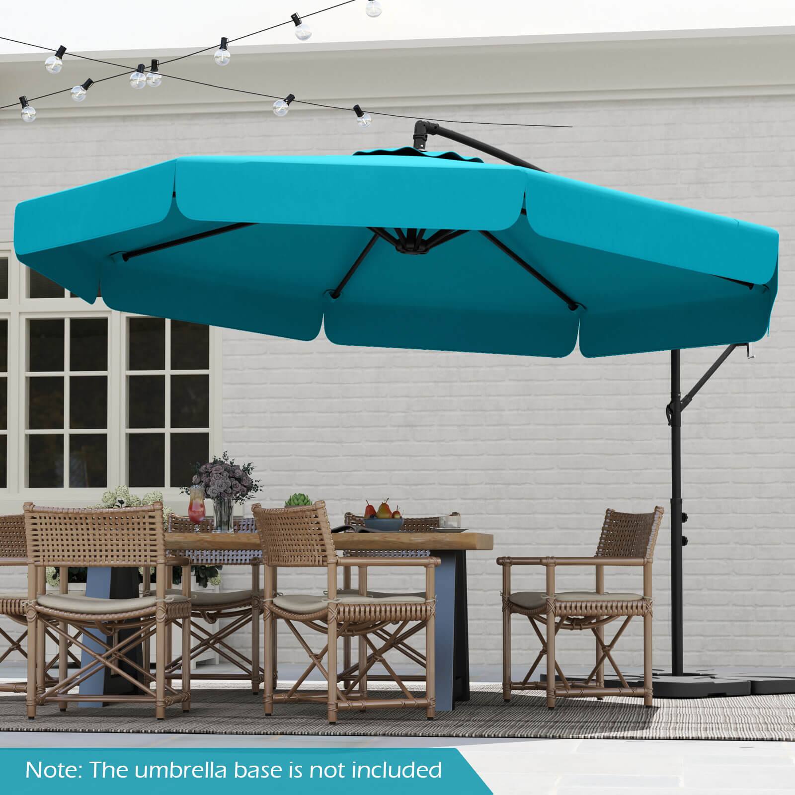 Note: The umbrella base is not included.