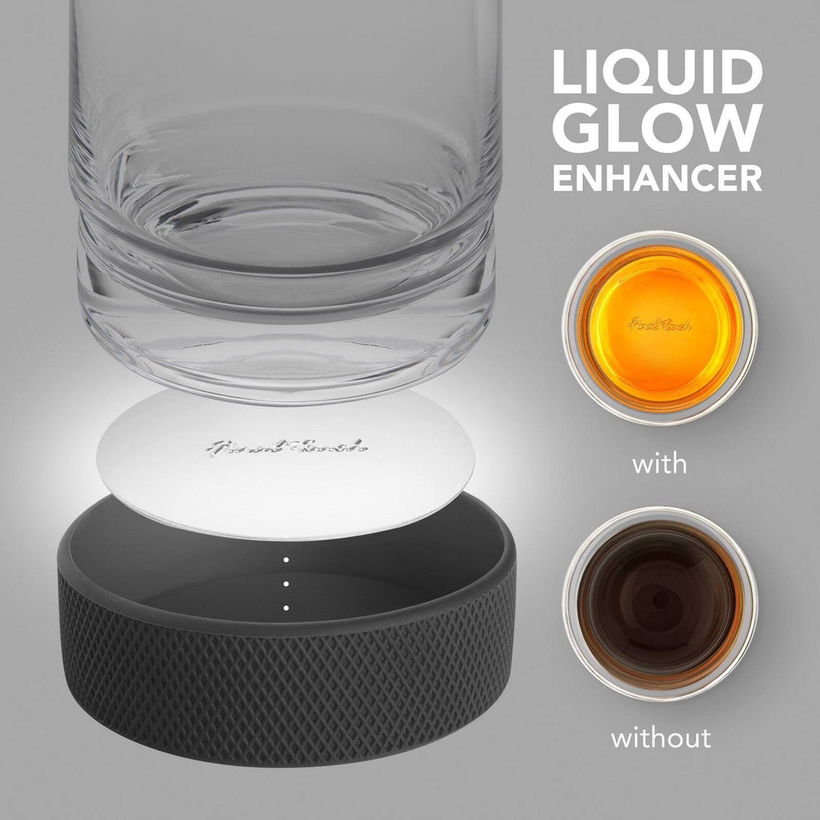 LIQUID GLOW ENHANCER

food Touch

Sando

with

without