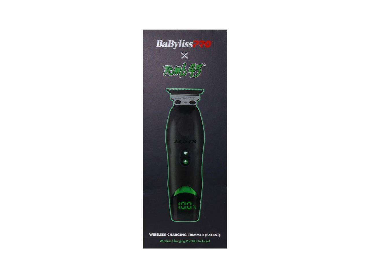 BaByliss Pro X Tomb 45° 16-270 100% WIRELESS-CHARGING TRIMMER (FXT45T) Wireless Charging Pod Not Included