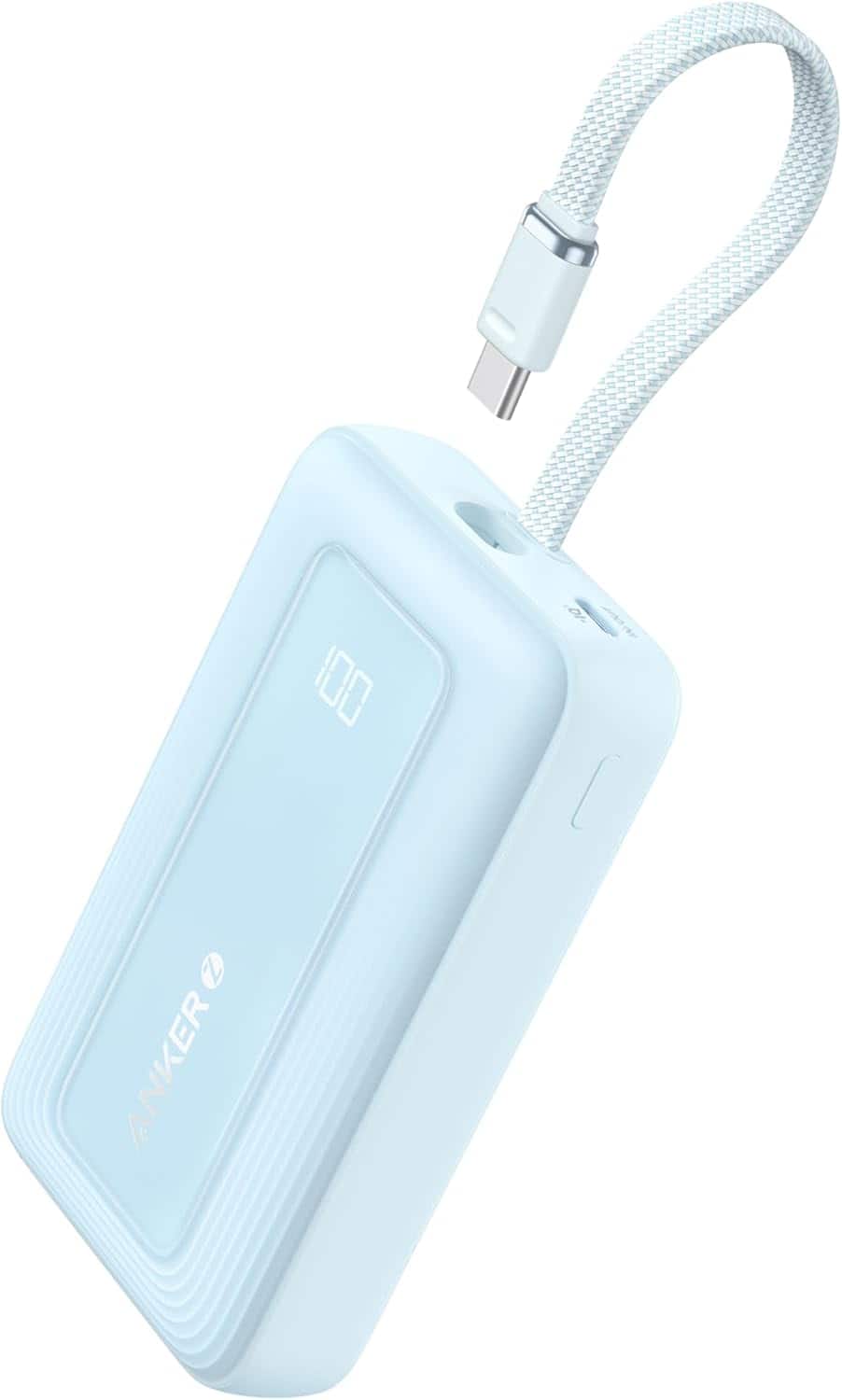 Anker - Zolo Power Bank (2025 Upgraded Version), 20,000mAh 30W High-Speed Portable Charger - Blue