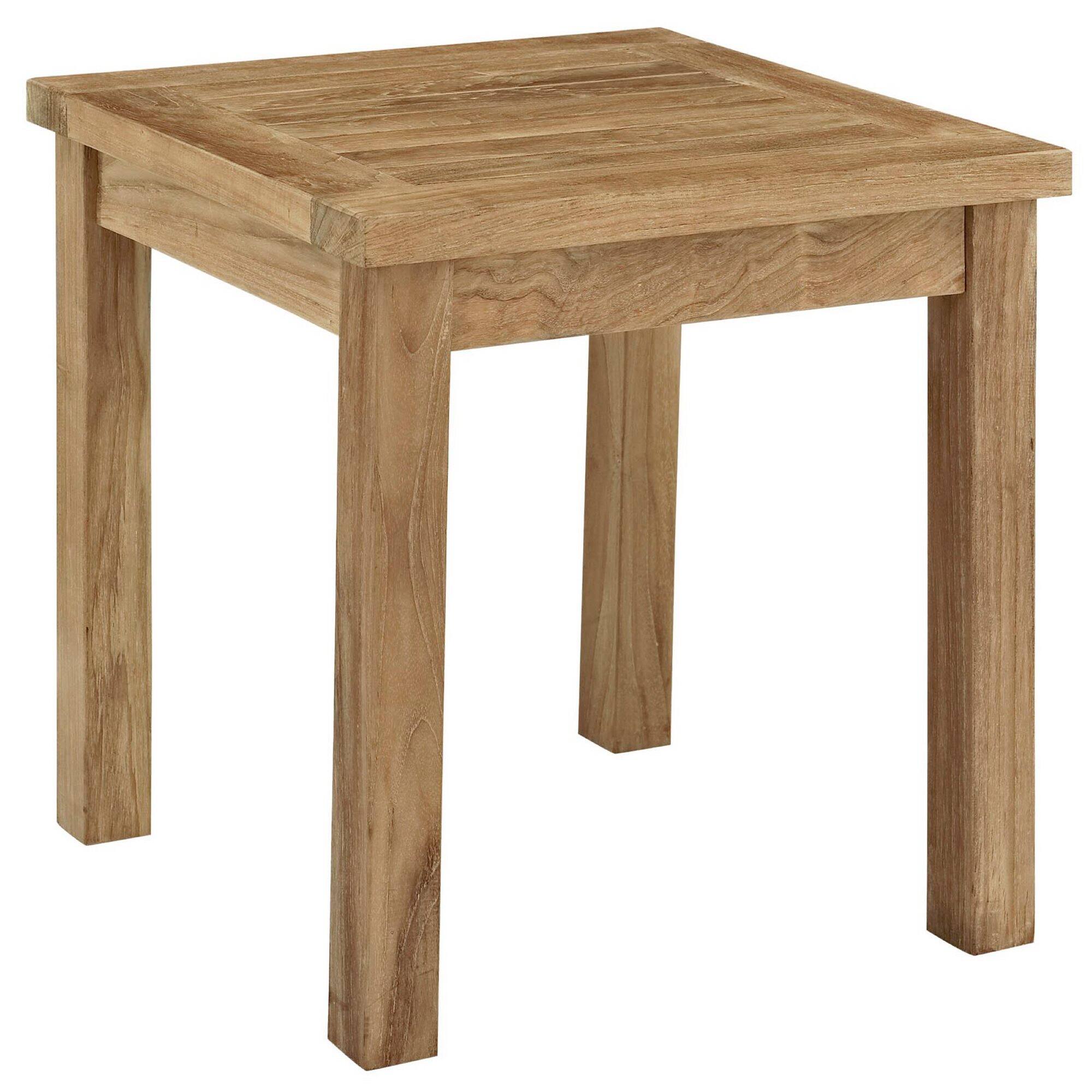 Back. Modway - Marina 3 Piece Outdoor Patio Teak Set by Modway - Natural White.
