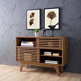 Render Display Stand by Modway - Walnut