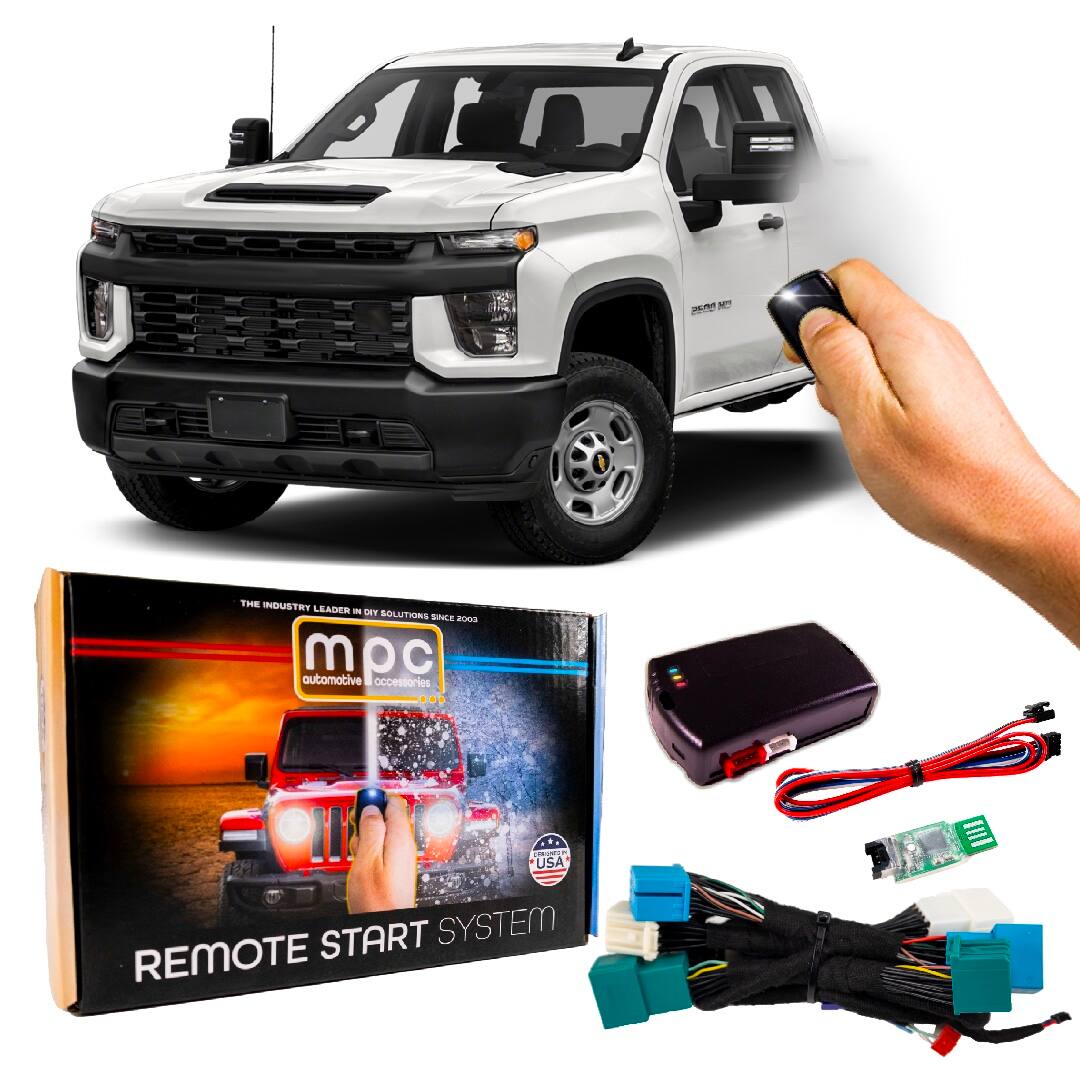 MPC - OEM Activated Remote Start For 2020-2023 Chevrolet Silverado 2500 Push Start - Black