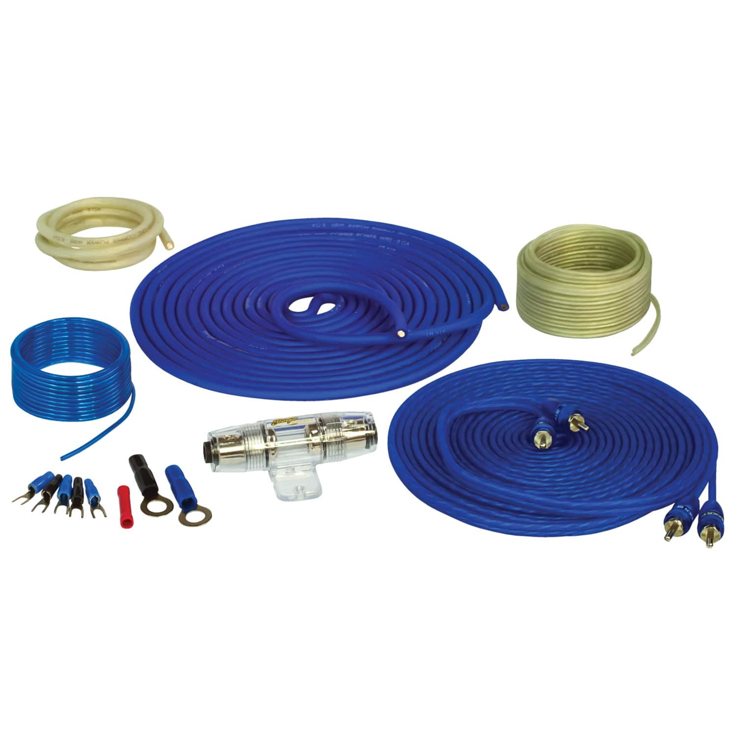 Stinger - Ss600xs Select 8-gauge Agu Amp Installation Kit - Blue