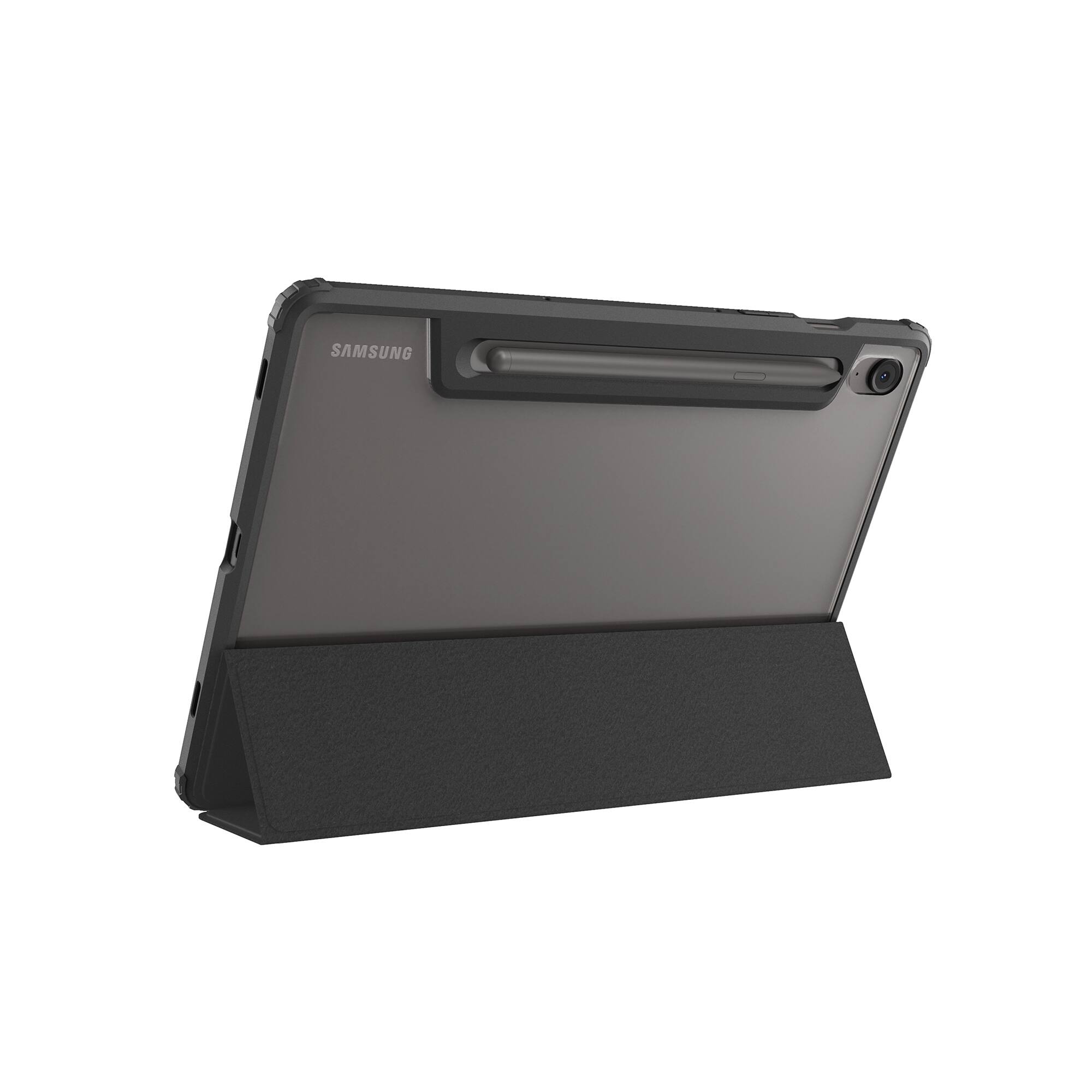 Alt View 6. Spigen - Crystal Hybrid Pro Case for Galaxy Tab S10 FE - Clear.