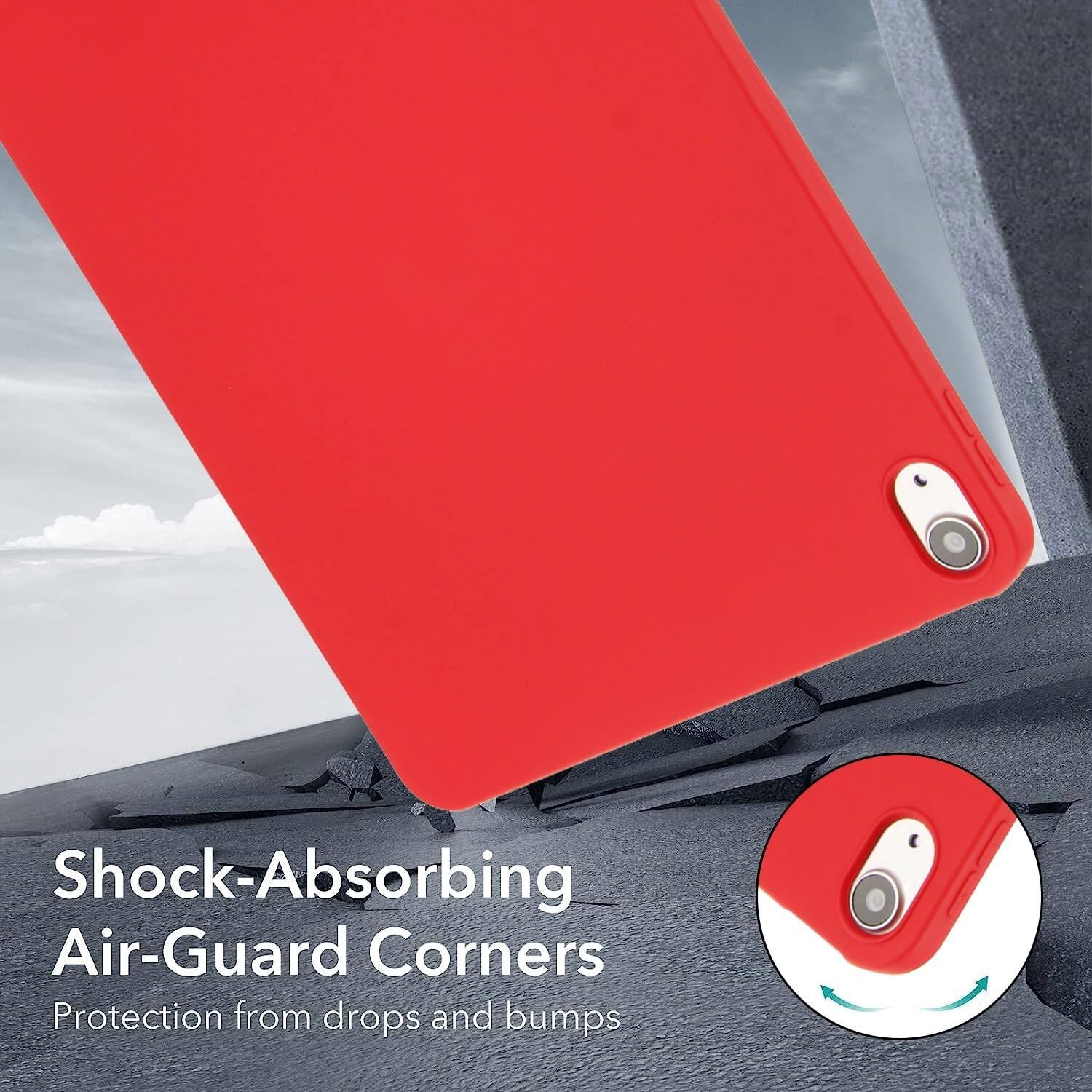 Shock-Absorbing Air-Guard Corners  
Protection from drops and bumps