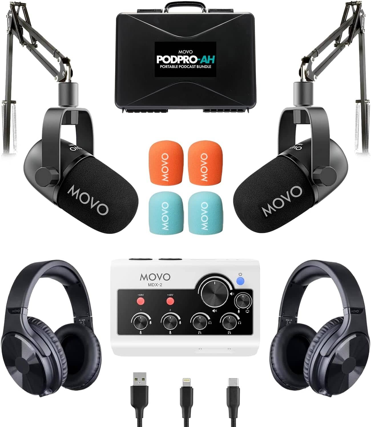 MOVO PODPRO-AH PORTABLE PODCAST BUNDLE ON MOVO MOVO MOVO MOVO MOVO JO MOVO MOVO MDX-2 1 LABV 1 4 1 1 KONO