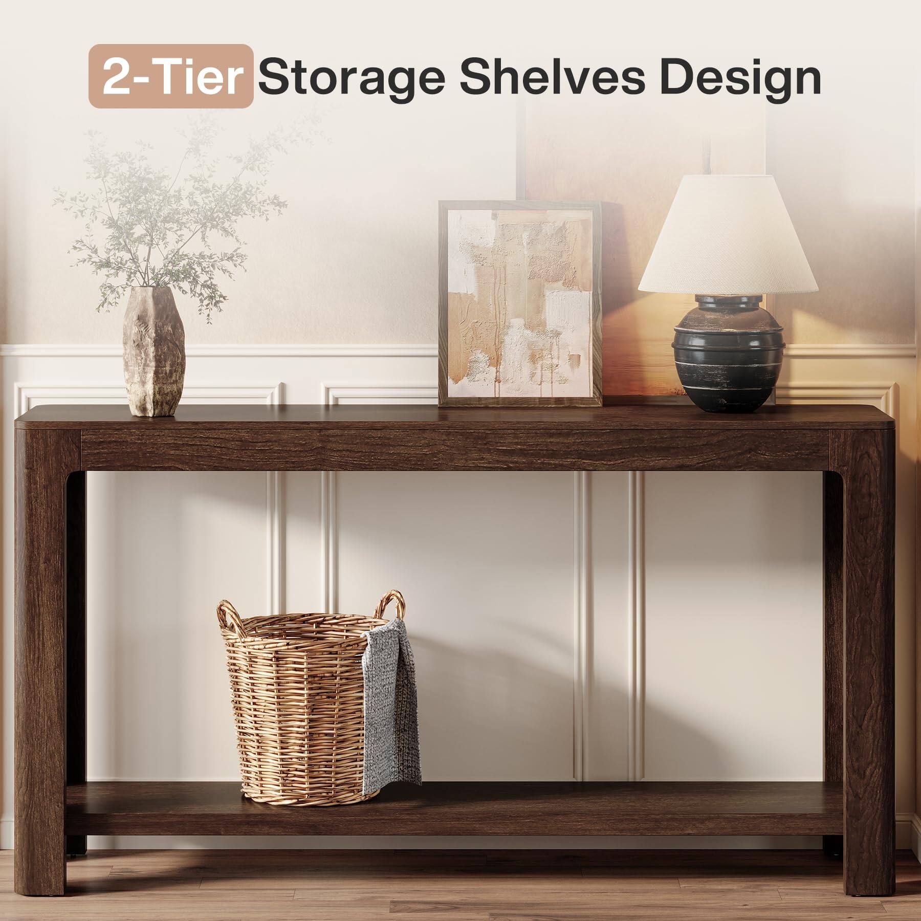 2-Tier Storage Shelves Design