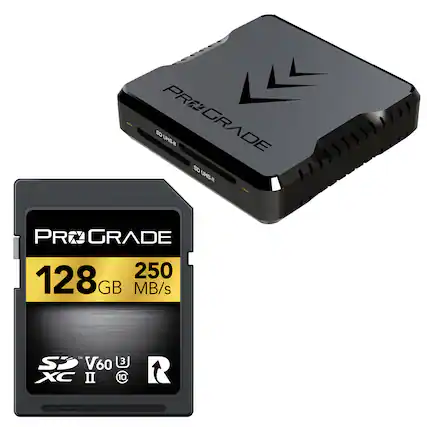 SD UHS-II PROGRADE SD UHS-II PRO GRADE 250 128 GB MB/s
TM Si V60 3 XC II 10