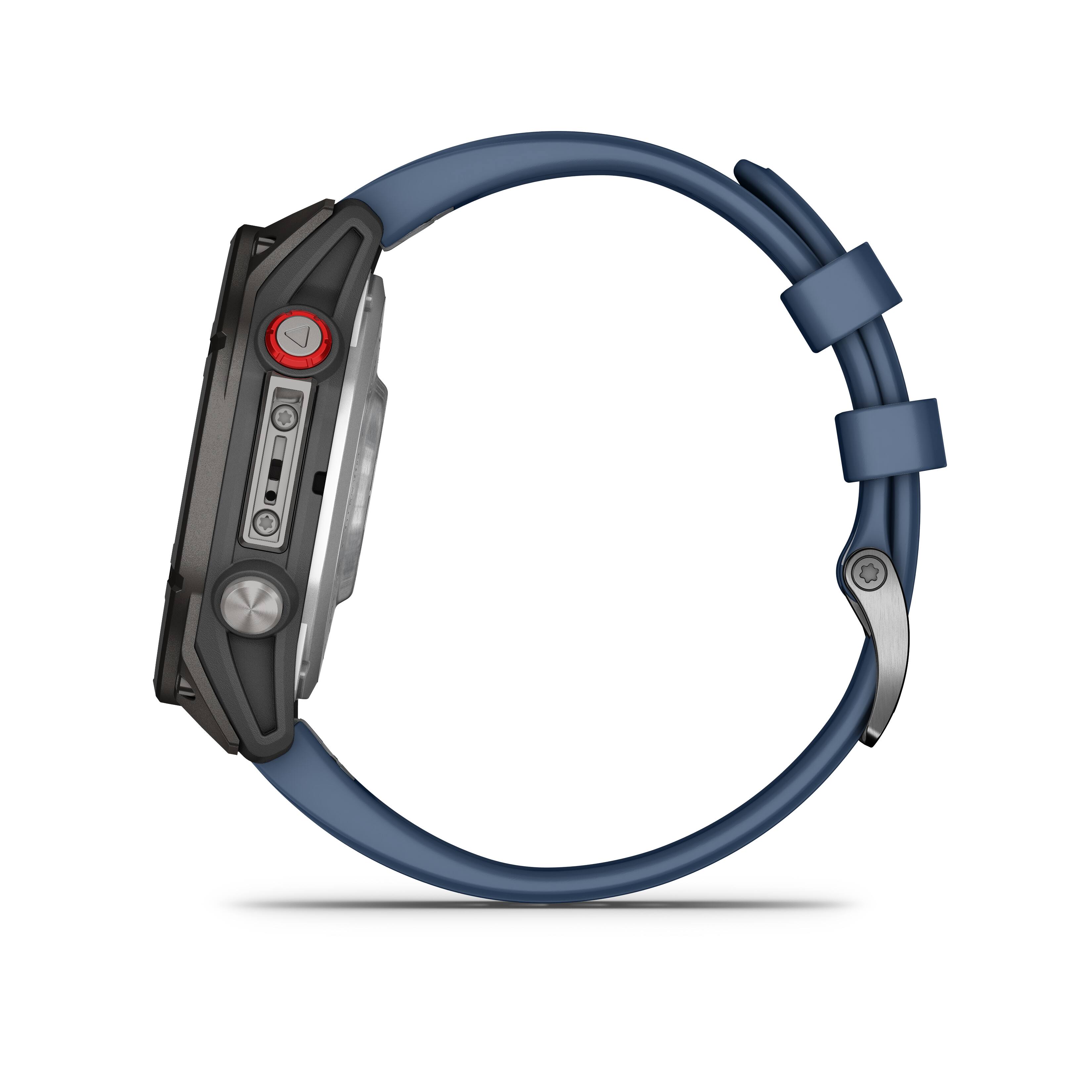 Alt View 7. Garmin - quatix 8 Pro AMOLED Marine GPS Smartwatch 47mm Fiber-reinforced polymer - Titanium.