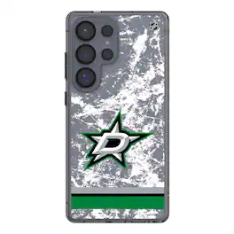 Keyscaper - NHL - Dallas Stars Galaxy Stripe Clear Ice Case - S23 - Multicolor