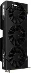 XFX - Swift AMD Radeon RX 9060XT 16GB GDDR6 PCI Express 5.0 Gaming Graphics Card - Black - Front_Zoom