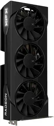 Front. XFX - Swift AMD Radeon RX 9060XT 16GB GDDR6 PCI Express 5.0 Gaming Graphics Card - Black.