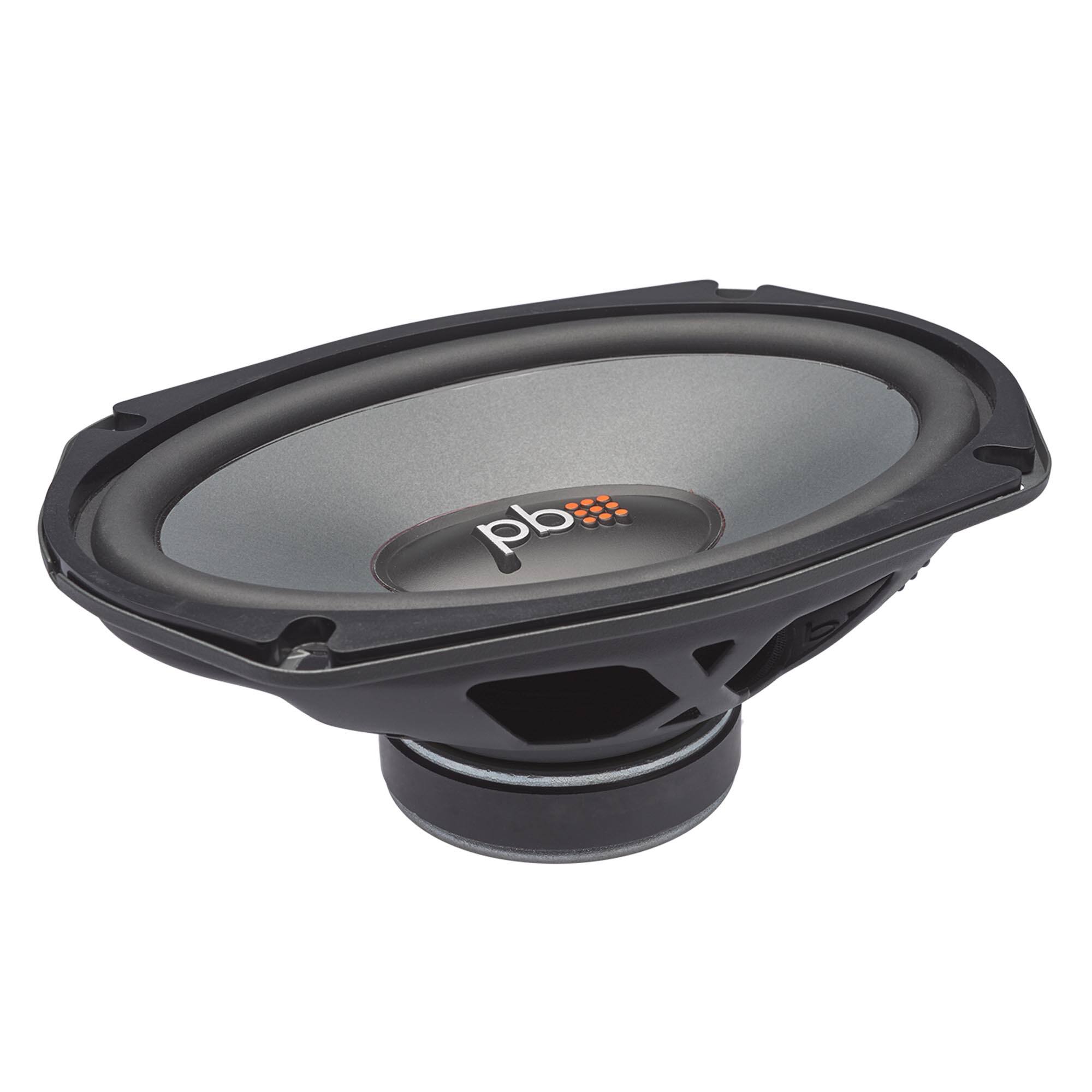 Alt View 1. Powerbass - PowerBass OE-690D - 6"x9" 3-Way Speakers 100Wrms / 300Wmax (2-Ohm) - Pair - Black/Gray.