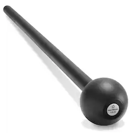 Philosophy Gym - Steel Mace Bell - Mace Club for Strength Training - Full Body Workouts - Black