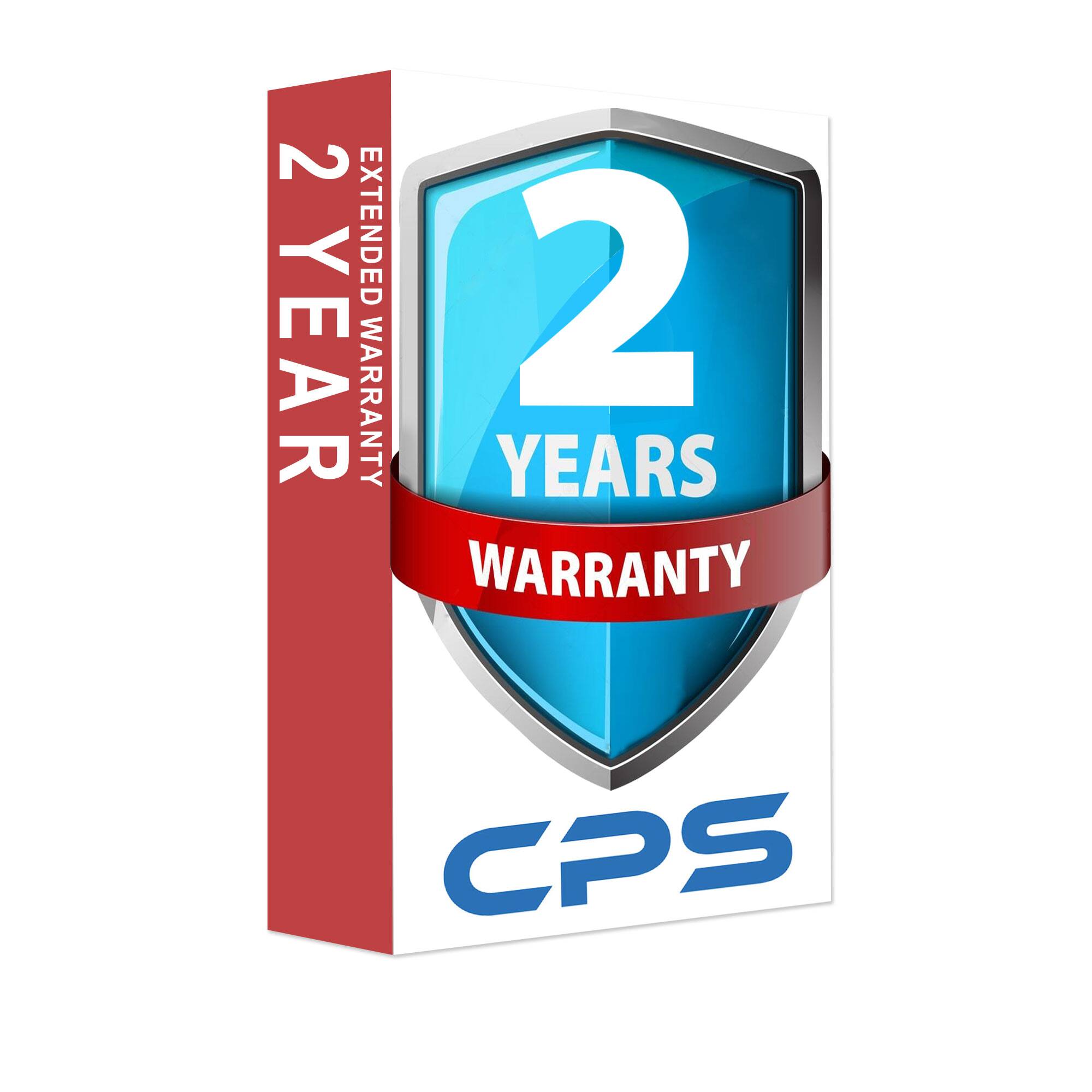 2 EXTENDED YEAR WARRANTY  
2 YEARS WARRANTY  
CPS