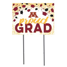 Jardine - Minnesota Golden Gophers 18'' x 24'' Grad Yard Sign - White