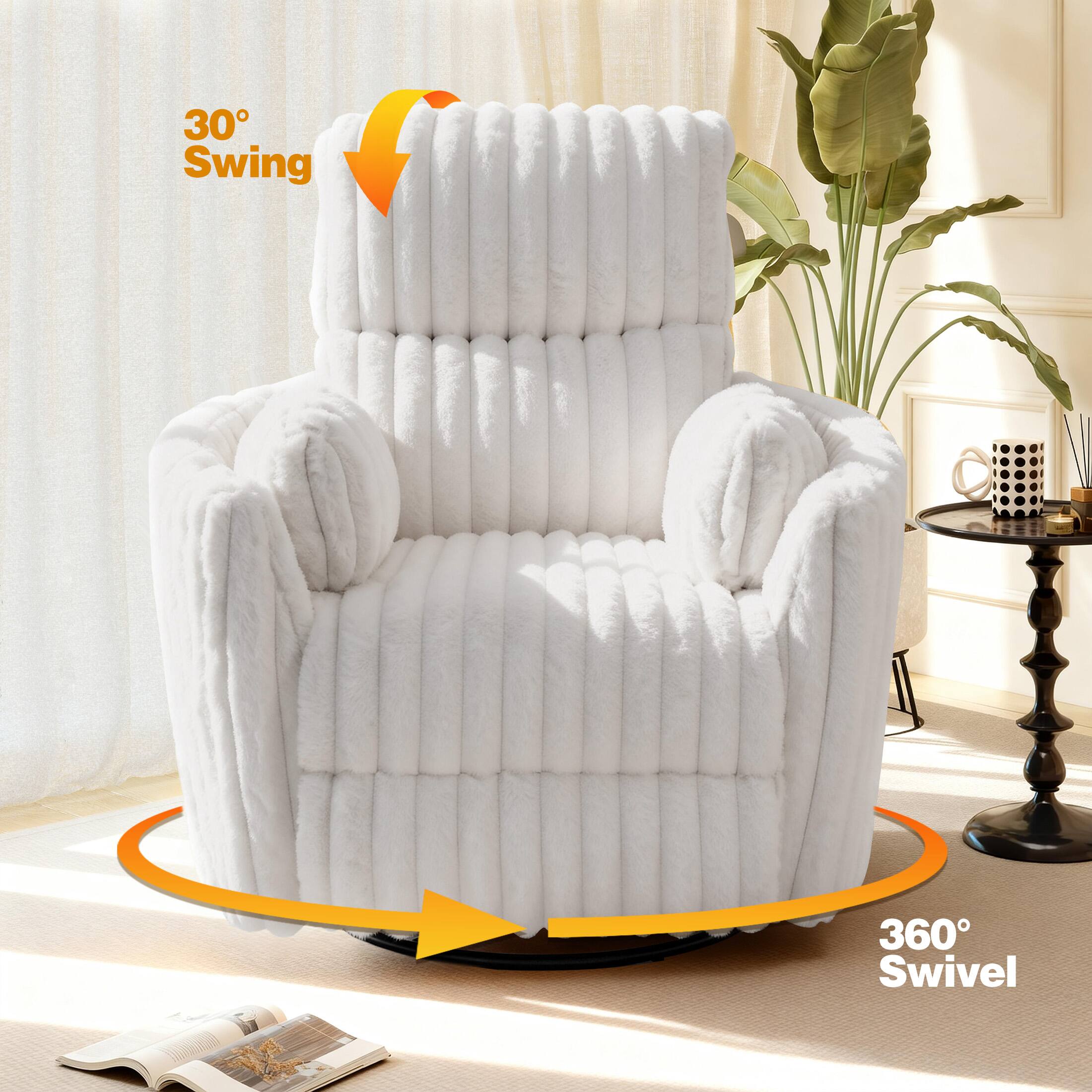 30° Swing  
360° Swivel