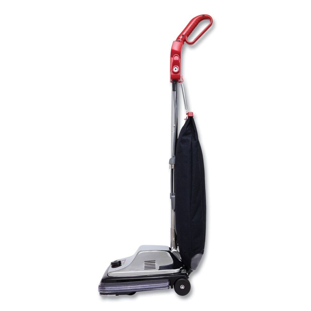 Back. Sanitaire - SC889D 12 in. Cleaning Path Tradition QuietClean Upright Vacuum SC889A - Gray/Red/Black - Gray/Red/Black.