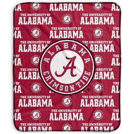 Pegasus - Alabama Crimson Tide 50" x 60" Repeat Wordmark Fleece Blanket - Multicolor