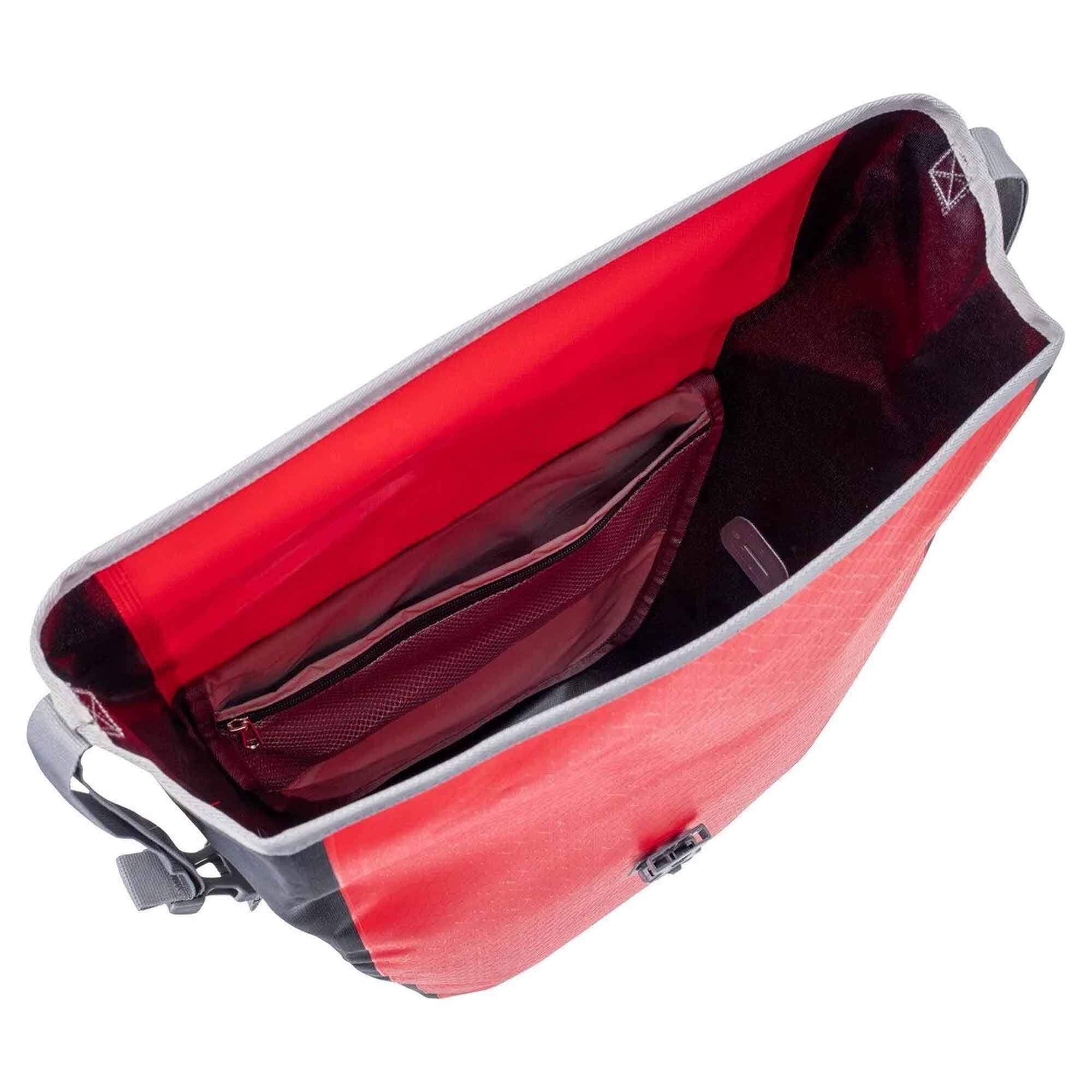 Alt View 2. VAUDE - Vaude Aqua Back Print Single Bike Bag - Red/Black - Red/Black.