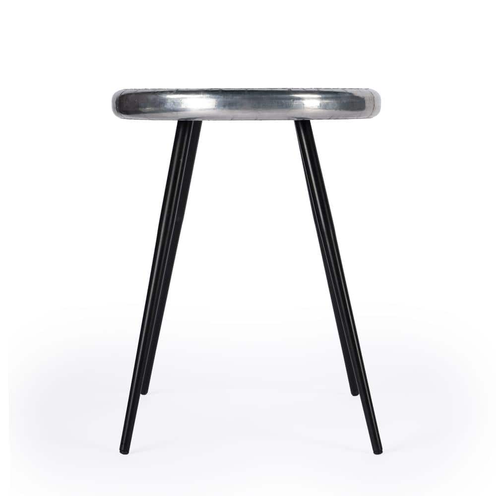 Butler Specialty - Midway Aviator Metal Side Table - Silver