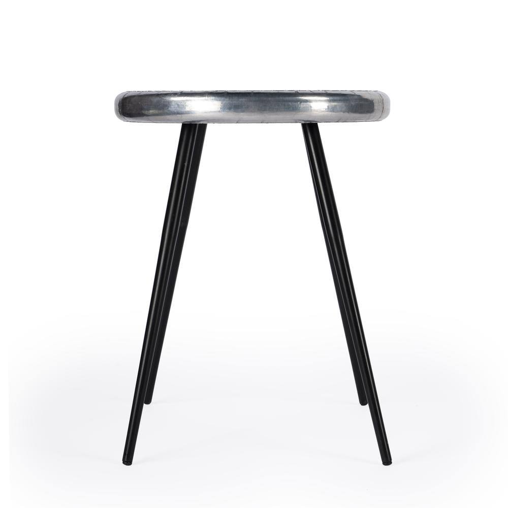 Butler Specialty - Midway Aviator Metal Side Table - Silver