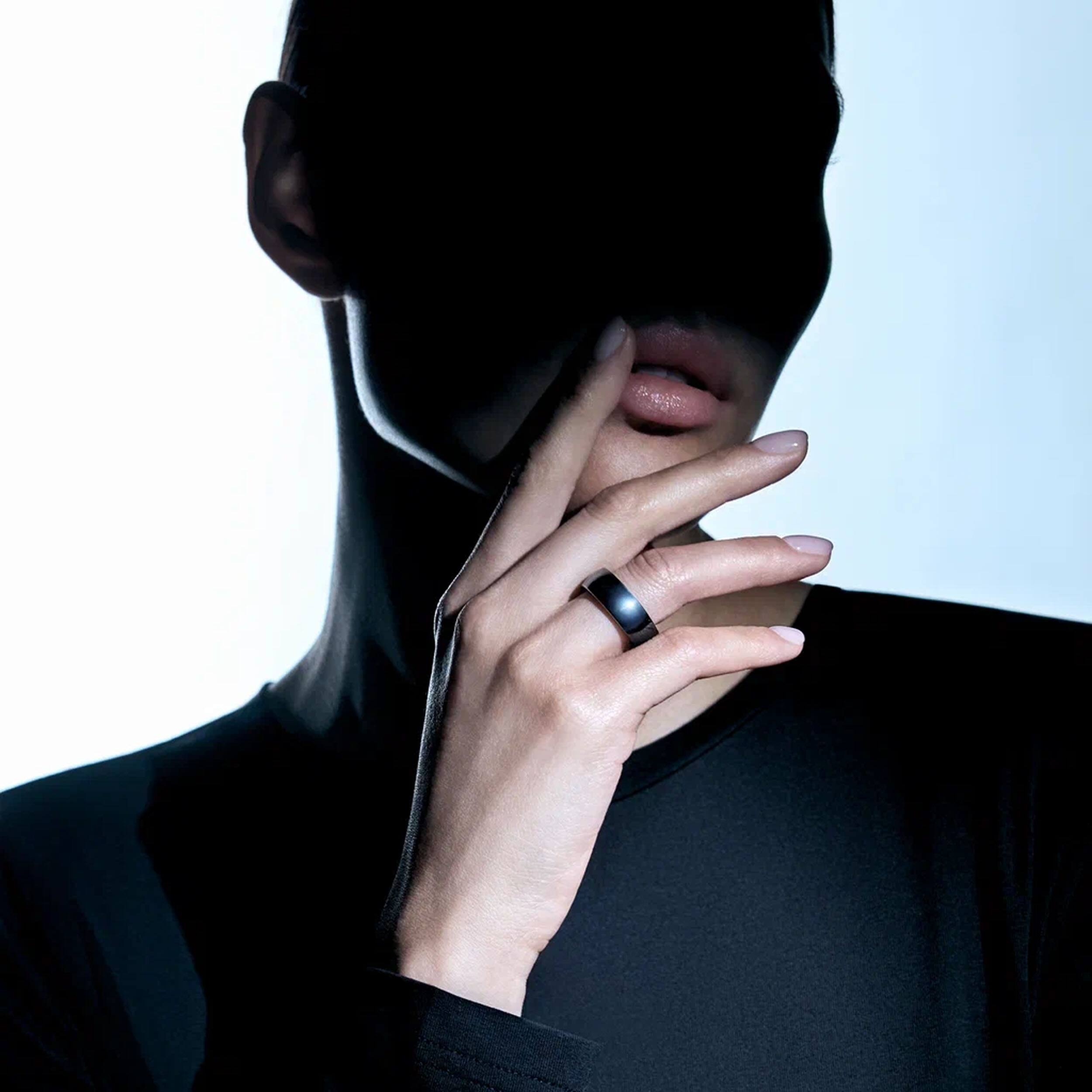 Alt View 4. Tangem - Tangem Ring - Size 12 - Black.