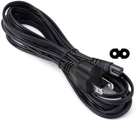 Angle. Old Skool - Figure 8 AC Power Cord - Black.