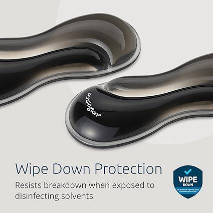 Kensington Wipe Down Protection  
Wipe Down Protection  
Resists breakdown when exposed to disinfecting solvents