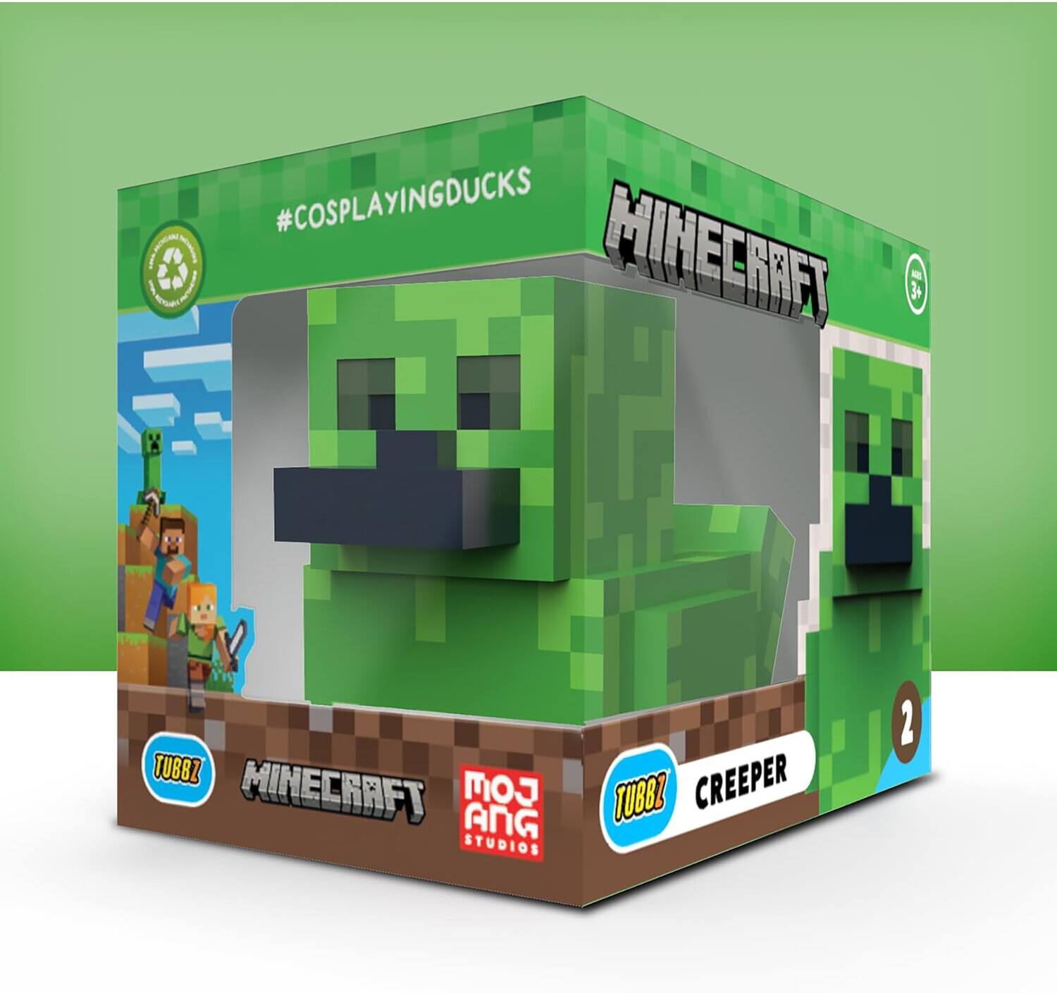 #COSPLAYINGDUCKS MINECRAFT 3 TUBBZ MINECRAFT COM ANG STUDIOS TUBBZ CREEPER 2
