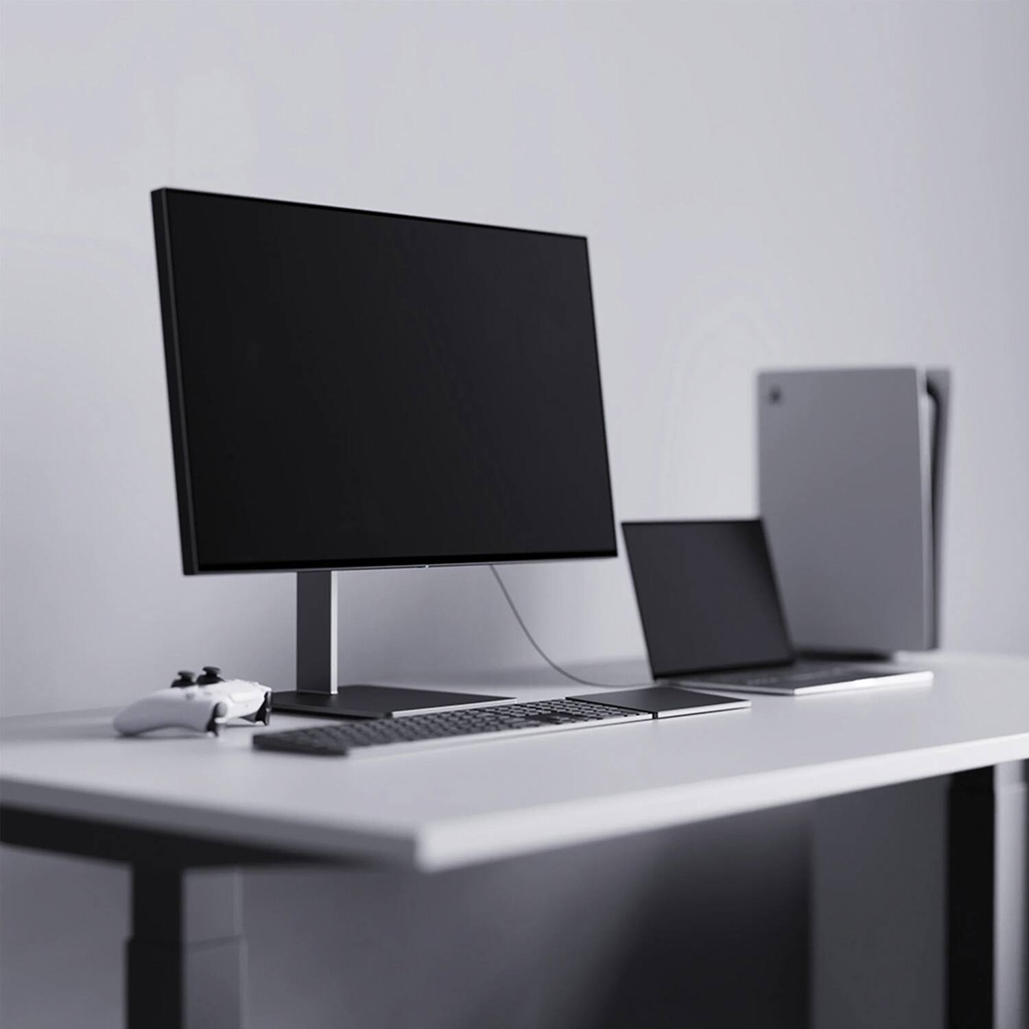 Angle. Dough - Spectrum One 27-In. 4K HDR 144-Hz Monitor with USB-C Dock - Gorilla Glass.