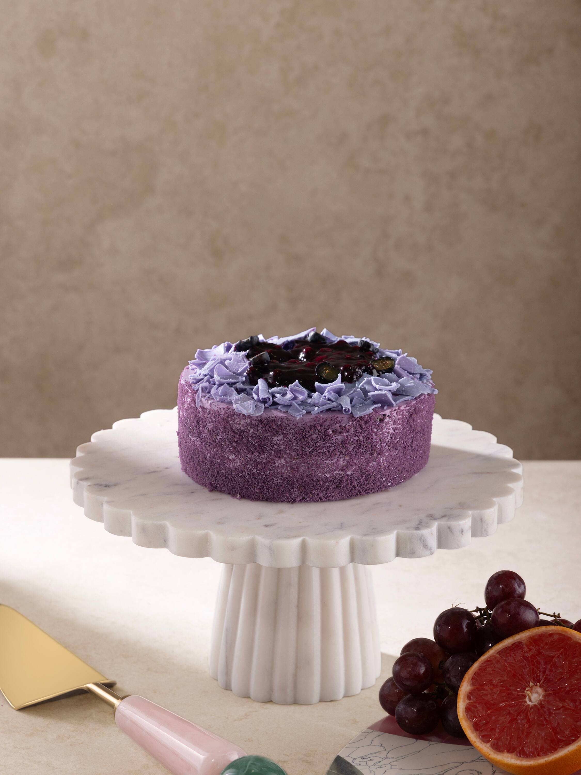 Angle. GAURI KOHLI - Bobby Cake Stand - Shades of white.