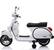 Angle. Best Ride On Cars - Vespa scooter 12V - White.