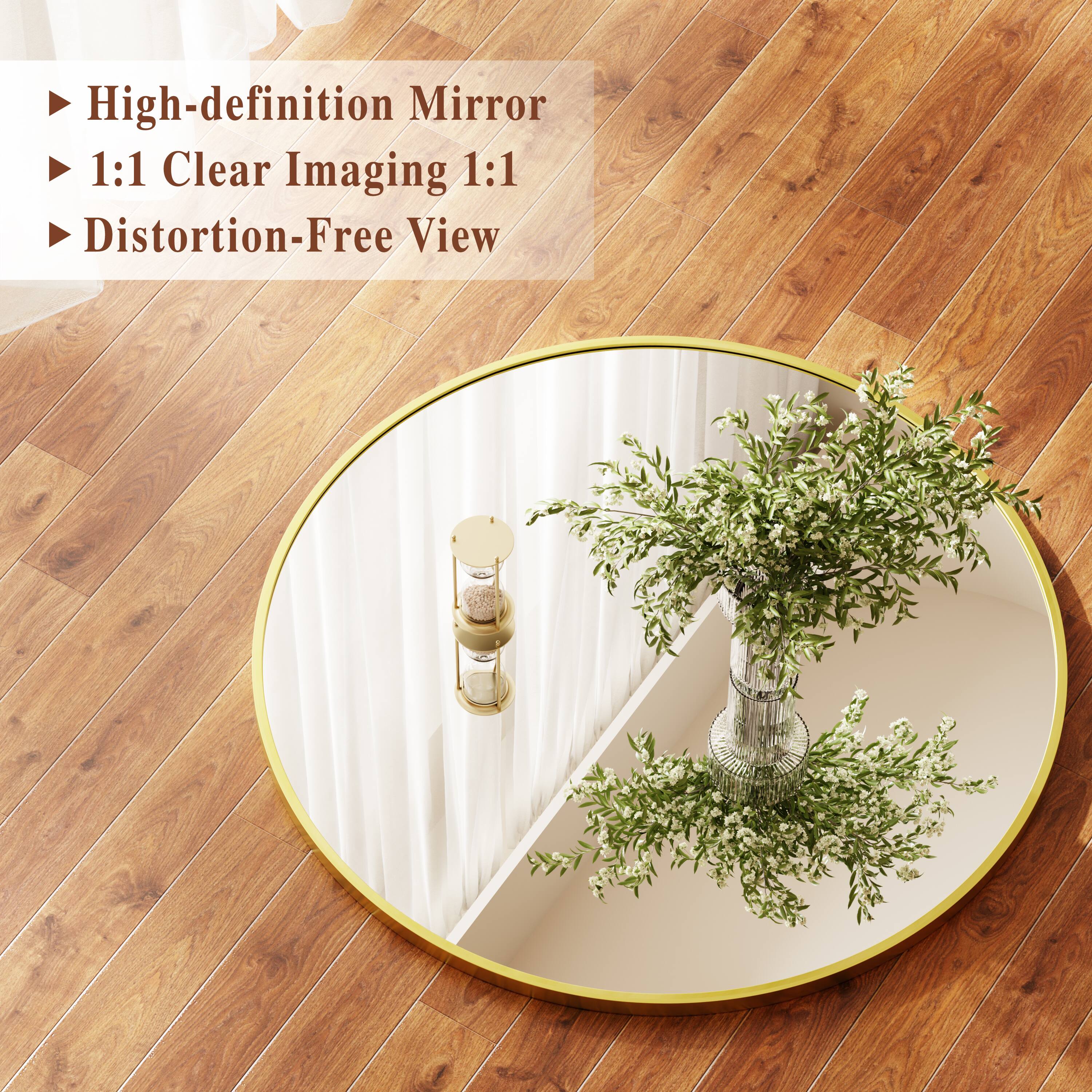 - High-definition Mirror
- 1:1 Clear Imaging
- Distortion-Free View