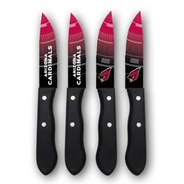 Woodrow - Arizona Cardinals 4-Piece Stainless Steel Steak Knife Set - Multicolor