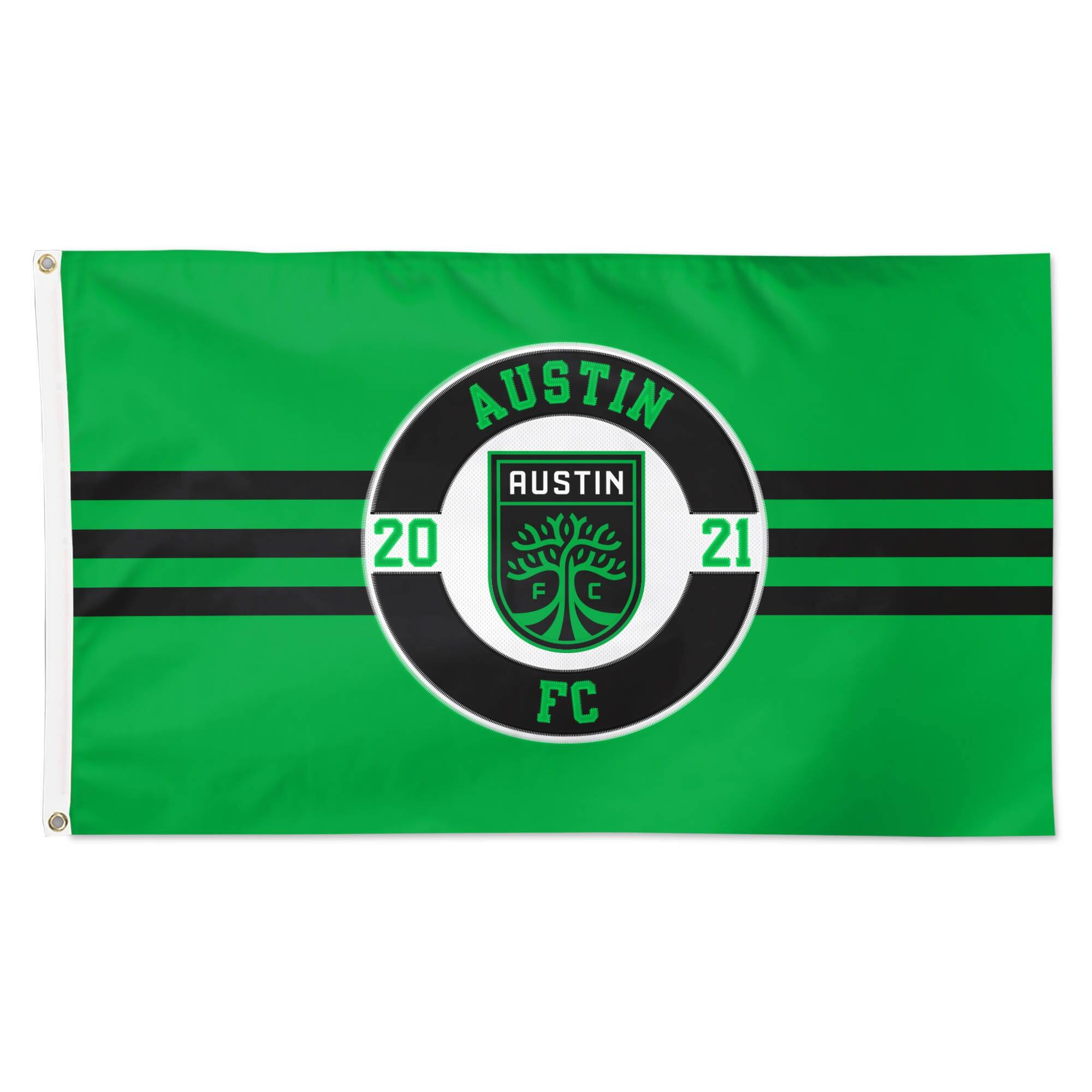 WinCraft - Austin FC Two-Sided 3' x 5' Applique Flag - Multicolor