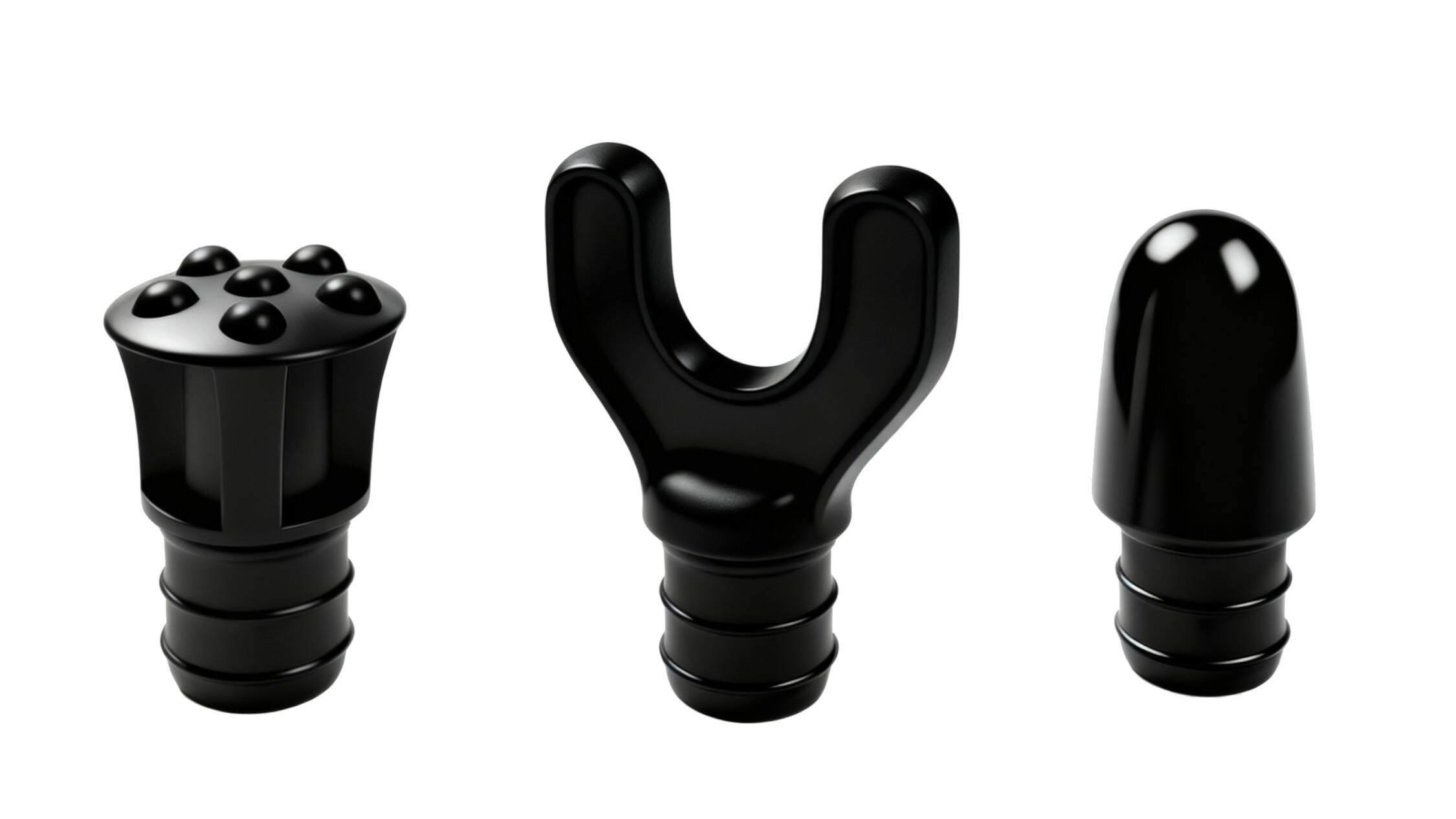 Alt View 8. OKACHI - Fascia Massager 4.9” tall 8 oz - Black.