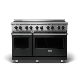 Viking - 5 Series 48" Wide Freestanding Electric Induction Range - Antique Bronze