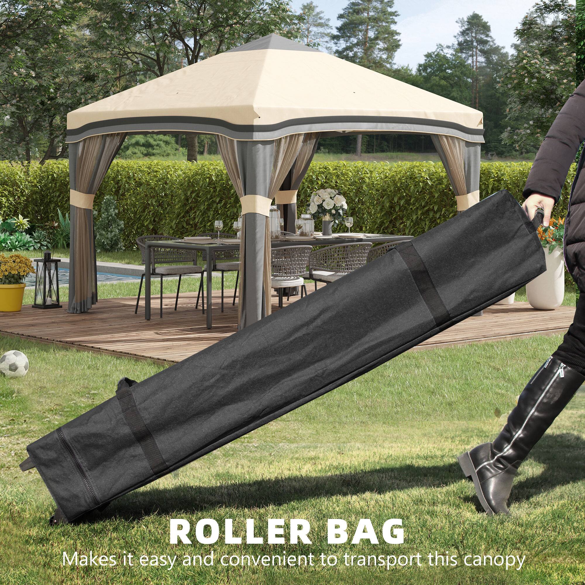 ROLLER BAG
Makes it easy and convenient to transport this canopy