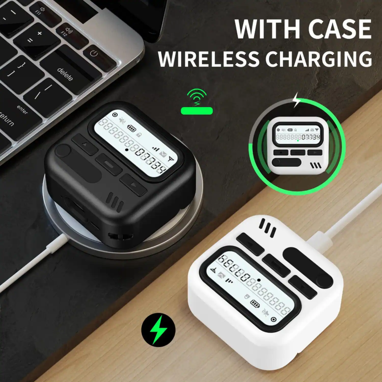 WITH CASE  
WIRELESS CHARGING