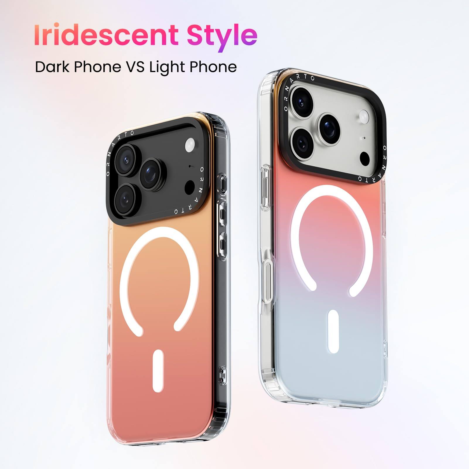 Iridescent Style  
Dark Phone VS Light Phone