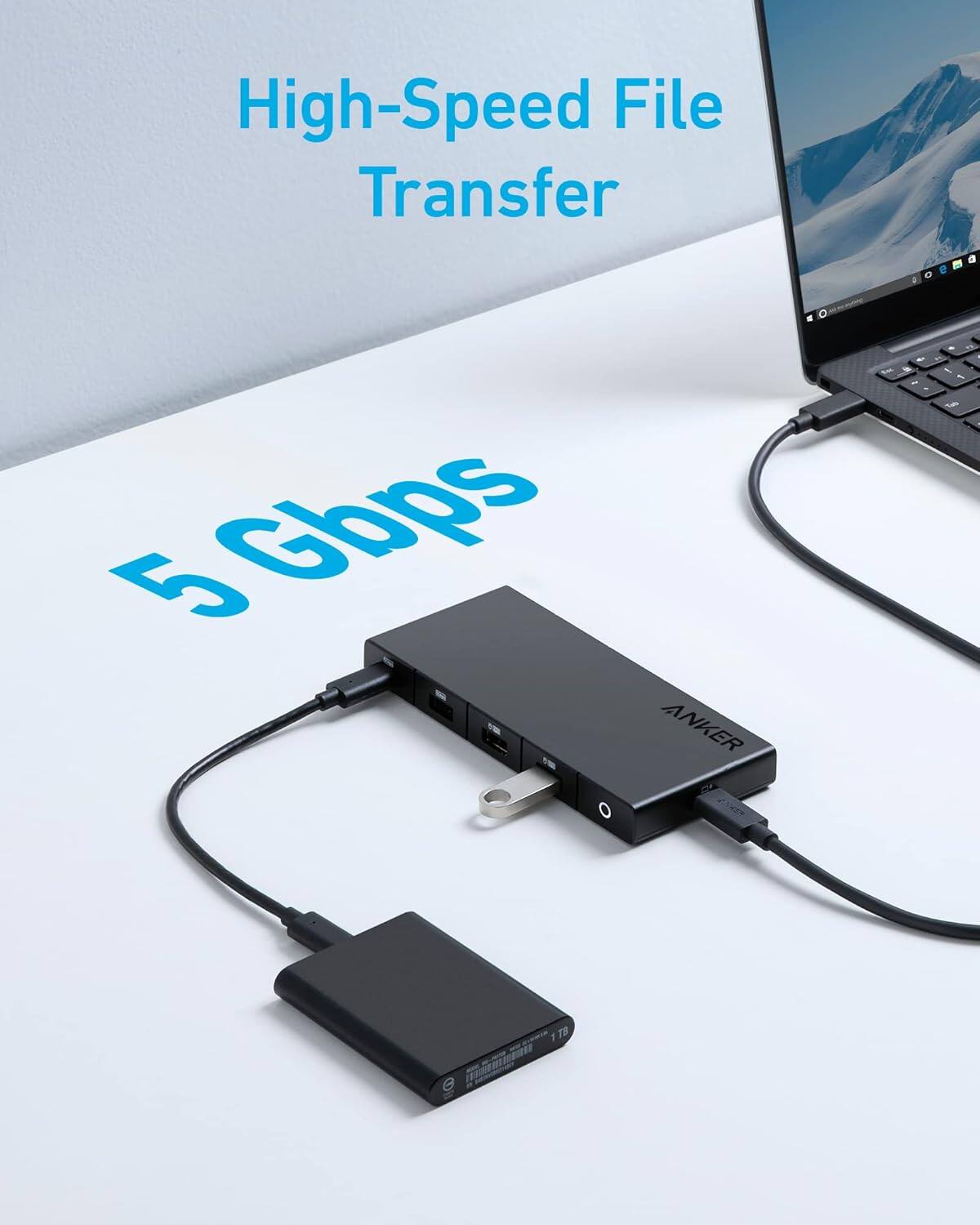 High-Speed File Transfer  
5 Gbps  
ANKER